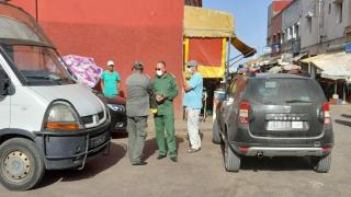 بحضور رئيس الدائرة ‘نيابة عن الباشا ‘ السلطة بأزمور تواصل حملتها