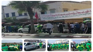 جنازة مهيبة لعامل نظافة توفي في حادث شغل بازمور