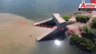 كارثة بيئية تحل بنهر أم الربيع بأزمور أمام أعين المسؤولين