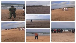 غرق شابين بشاطئ نصف القمر جماعة المهارزة الساحل إقليم الجديدة