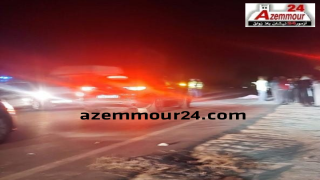 حادثة سير تودي بحياة خمسيني ببراكة أحماد سيدي علي بنحمدوش دائرة ازمور إقليم الجديدة