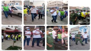 قائد المقاطعة الأولى بأزمور في حملة للتنبيه بالإجراءات الاحترازية والاقبال على التلقيح